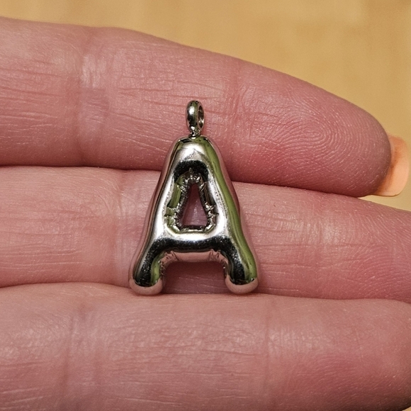 Initial E Pendant Stainless Steel - Picture 7 of 11